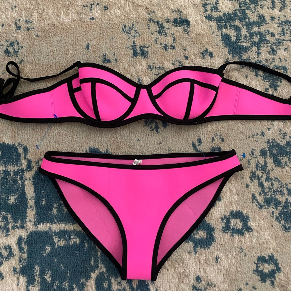 Hot pink bikini